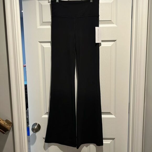 NWT Athleta Elation Flare Black Pant Size M/T - Picture 4 of 8